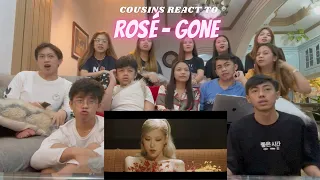 COUSINS REACT TO ROSÉ - 'Gone' M/V