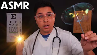 ASMR | a Fast & Aggressive Eye Exam | Doctor Roleplay