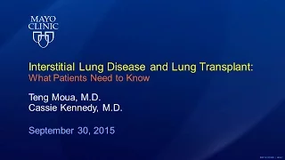 Interstitial Lung Disease and Lung Transplant: What Patients Need to Know