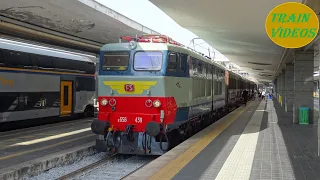 Caimano E656.439: Partenza da Napoli Centrale sul Reggia Express