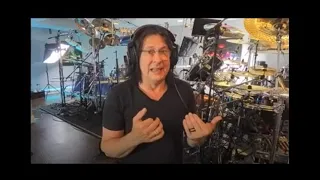 Dream Theater drummer Mike Mangini on his recent meeting with Mike Portnoy