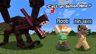 J'ai troll un Noob avec un Loup Garou Mutant sur Minecraft..