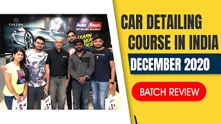 Dec '20 Batch | Car Detailing Training in India | Car Detailing Course |Auto Detailing Certification