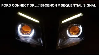 Ford Connect Kayar Sinyal ve Gündüz Ledi Nasıl Yapılır // How to Make Ford Connect Headlight Design