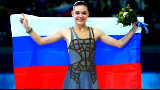 ADELINA SOTNIKOVA WINS GOLD Figure Skating Ladies' Free Skating on day 13 of the Sochi 2014