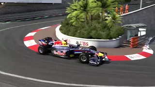 Red Bull RB6 Monaco Gameplay F1 2017