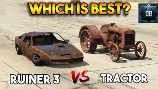 (WHICH IS BEST) Ruiner 3 VS tractor | GTA V GAMEPLAY