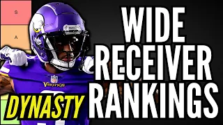 Top 30 Dynasty Wide Receiver Rankings (Tier List w/ Rookies)