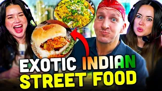 Exotic Indian Street Food Tour in Mumbai, India REACTION! | Best Ever Food Review Show