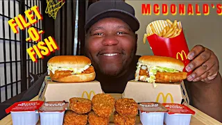 MCDONALD’S FILET-O-FISH MUKBANG!!!!