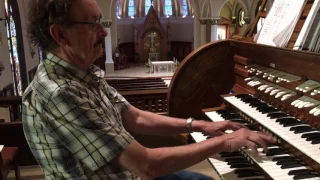 The historic pipe organ at the Cathedral of Mary of the Assumption in Saginaw