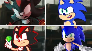 Sonic The Hedgehog Movie Shadow vs SONIC PRIME Uh Meow All Designs Compilation