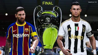 PES 2020 - UEFA Champions League Final - Juventus vs Barcelona - New Kits 2020/21 - Penalty Shootout