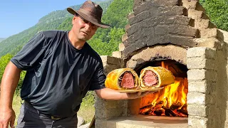 RECIPE FOR JUICY WELLINGTON BEEF IN A REAL OVEN! RELAXING COOKING