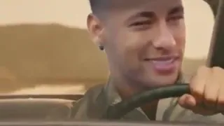 Neymar dando tchau pra CR7 e Messi