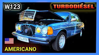 Mercedes W123 300 TURBODIÉSEL, un vistazo rápido