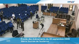 🔴 Procès du 28 Septembre - Audience du 11 Janvier 2023 - J35 • ESPACE TV GUINEE