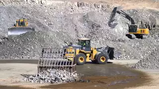 A Day at a rock Quarry HD