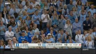 (NCAAM) #17 Duke at #5 UNC in 40 Minutes - 3/4/17