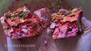 Dyed Gymchalk Mudpie Tutorial • Result Crush Included • Oddly Satisfying • ASMR