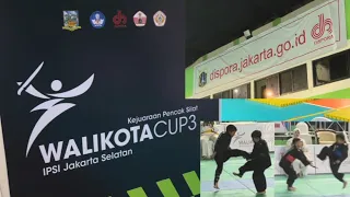 Kejuaraan pencak silat walikota cup 3 IPSI Jakarta Selatan GOR bulungan hari ini Sabtu 27 April 2024