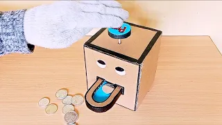 A new invention makes a coin ATM machine from cardboard