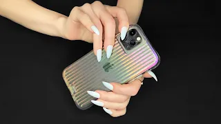 ASMR Gentle Tapping and Scratching on Phone Case and Screen (no talking)