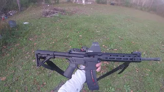 M&P 15-22 with Franklin Armory Binary Trigger (first rounds)