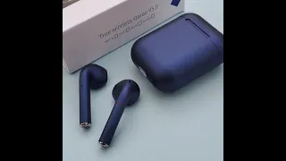 Wireless bluetooth| i12 tws blue unboxing|Jennath studio.