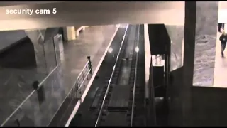 Метро Полежаевская поезд призрак,в москве засняли поезд призрак реальное видео