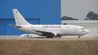 RARÍSSIMO BOEING 737-200 DECOLAGEM NO AEROPORTO DE VIRACOPOS - CAMPINAS