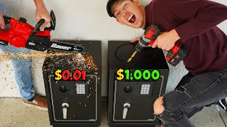 FIRST TO BREAK OPEN MYSTERY SAFE WINS WHATS INSIDE!