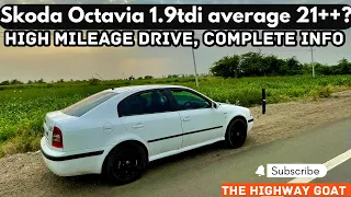 Mileage of Skoda Octavia 1.9 tdi | Driving skills for high mileage | tips and tricks | skoda mileage