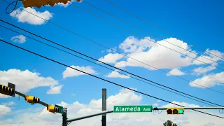 TX-20 | Alameda Ave | Fabens, TX to Downtown El Paso, TX | 4K