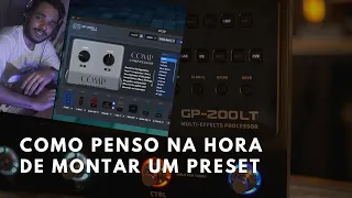 Montando Preset do zero na Valeton GP-200 / Como montar (Preset Worship)