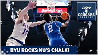 BYU Basketball Sees Thru The Phog & Upsets The Kansas Jayhawks In Big 12 Play | BYU Cougars Podcast