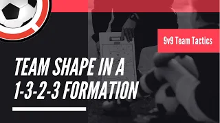 9v9 Team Tactics | Team Shape in a 1-3-2-3