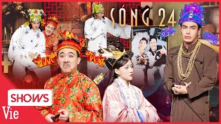 HÀI KỊCH TẾT SÓNG 24: HIEUTHUHAI dịu dàng hoá thân thành Babyboo bên 2 chồng Trấn Thành, Dương Lâm
