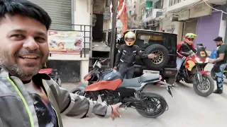 sunday breakfast ride to punchgaon haryana with professional riders #bmws1000rr #zx10r #hayabusa