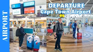 DEPARTURE FROM CAPE TOWN INTERNATIONAL Airport in Cape Town, South Africa - Departure Procedure