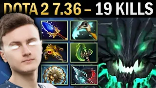 Outworld Destroyer Gameplay Miracle with Pike and 19 Kills - Dota 2 7.36