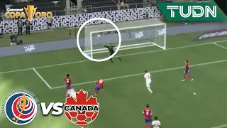 ¡Por poco hace un GOLAZO de antología! | Costa Rica 0-1 Canadá | Copa Oro 2021 - Cuartos | TUDN