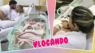 VLOG NASCIMENTO DA ELIZA + PRIMEIROS DIAS NA MATERNIDADE | Kathy Castricini