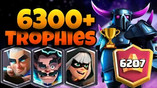 Best Pekka Bridge Spam Deck | Live Ladder Pushing To 6400 🏆 | Vs Hard Counters & Meta | Poison |