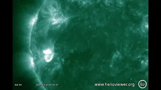 Erupção solar classe M7.4 (20/03/2024)