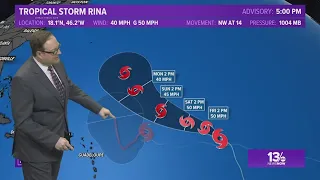 Tropics Update: Newly-formed Rina may 'dance' with Tropical Storm Philippe