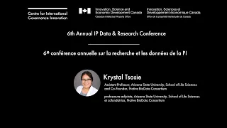 6th Annual IP Data & Research Conference Featuring Krystal Tsosie