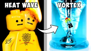 10 Cursed LEGO Minifigures Vs Natural Disasters...