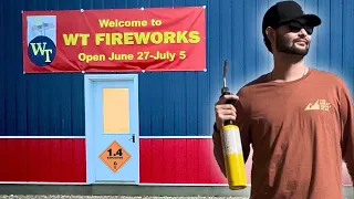I FOUND THE BIG BOOMS AT THIS FIREWORK STORE - WT Fireworks