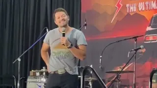 Watch Misha Collins have real-life amnesia about his Leviathan scene at the Supernatural Convention.